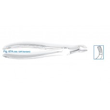 Щипцы для удаления зубов верхние, для третьих моляров, анатомическая ручка, арт. 12-67А