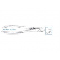 Щипцы для удаления зубов верхние, моляры левые, с анатомической ручкой, арт. 12-90