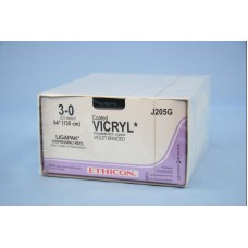 Шовный материал Vicryl фиолетовый (4/0) W9762, 12 шт.