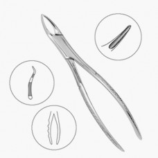 Щипцы для удаления зубов верхние, корневые, анатомическая ручка, арт. 12-501