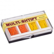 Штифты беззольные MULTI SHTIFT комплект по 40 шт. (оранжевые,  желтые)